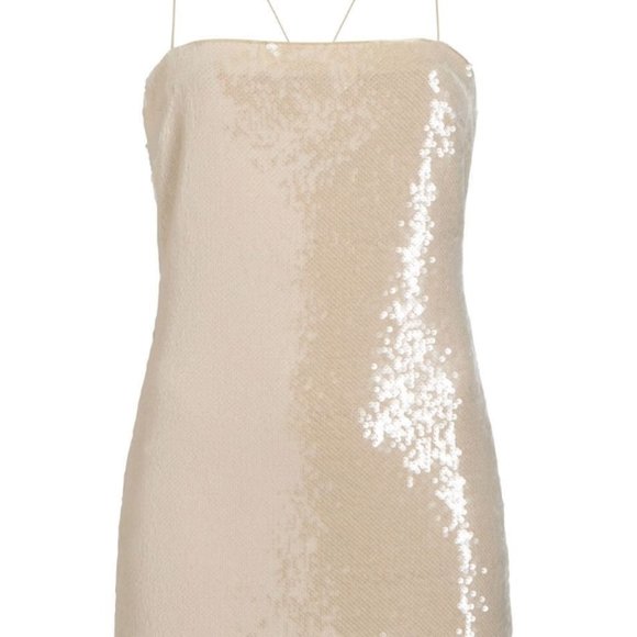 cinq a sept Lauri sequin-embellished mini dress - Picture 2 of 5